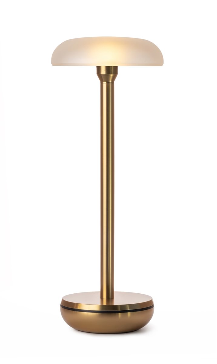 Humble Air Gold - Frosted oplaadbare tafellamp - HUMTL00502